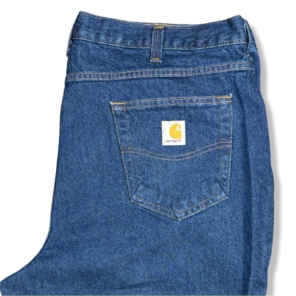 Carhartt Blue Relaxed Jeans with Durable Denim